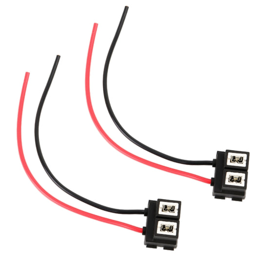 Presa femmina con base portalampada a gomito in ceramica H7 da 2 pezzi con cavo, H7 (Ceramics)