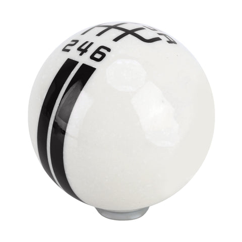 Pomello del cambio manuale in resina modificata a forma di sfera universale per veicoli. Pomello del change manuale destro-destro a 6 velocità
