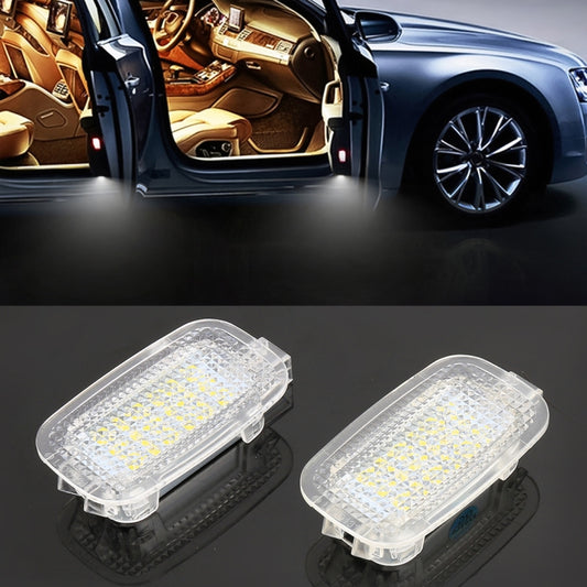 2 PZ LED Auto DC 12V 1.5W 6000K 100LM Luci per porte Lampade 18LED SMD-3528 Lampade per Mercedes Benz, For Mercedes Benz - Novalix Store