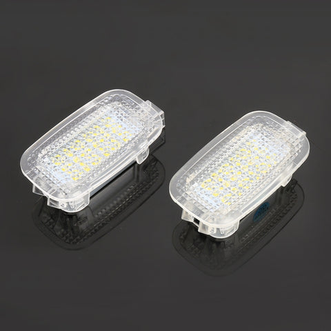 2 PZ LED Auto DC 12V 1.5W 6000K 100LM Luci per porte Lampade 18LED SMD-3528 Lampade per Mercedes Benz, For Mercedes Benz - Novalix Store