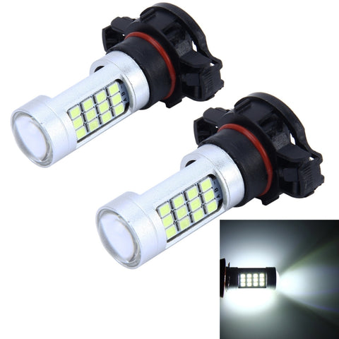 Fendinebbia per auto H16 10W 900 LM 8000K 2 pezzi con 42 lampade SMD-2835, DC 12V (luce bianca), H16