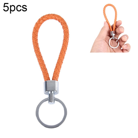 Porte-clés de voiture 5 pièces avec bande en cuir, porte-clés de voiture (bleu), porte-clés de voiture (magenta), porte-clés de voiture (rouge), porte-clés de voiture (bleu ciel), porte-clés de voiture (blanc), porte-clés de voiture (jaune)