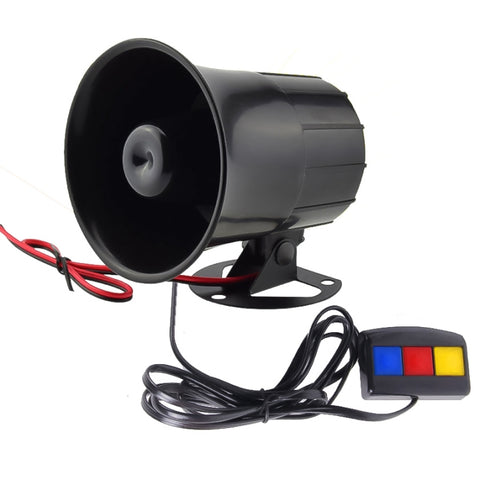 Sirena di allarme cablata elettronica super potente da 10 W per sistema di allarme domestico, lunghezza del cavo: 65 cm, Car Safety Warning Alarm 3
