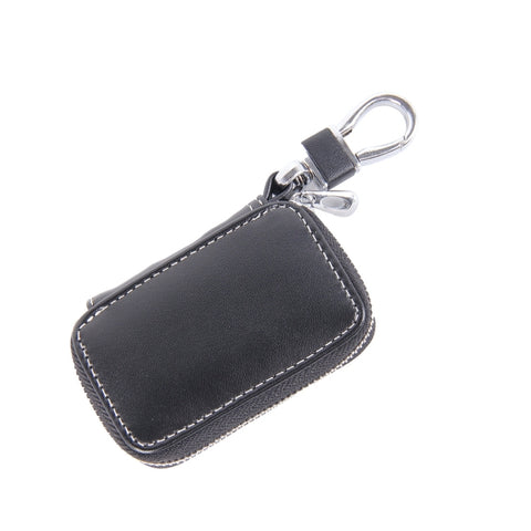 Borsa porta chiavi con cerniera universale en peau avec texture en polvere flash (non inclus la chiave), Flash Powder Texture Black