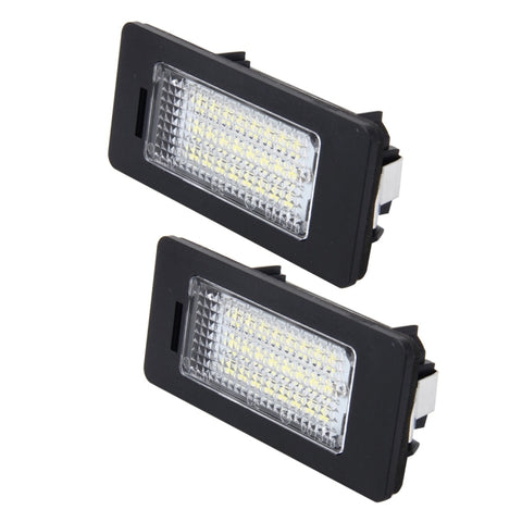 Luci Targa Auto 2W 120LM con 24 Lampade SMD-3528 per Audi e