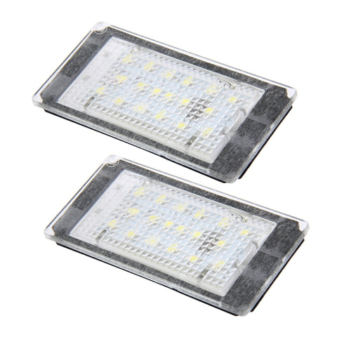 Luce targa 2 pezzi con 18 lampade SMD-3528 pour BMW E46 2D M3 1998-2003,2W 120LM,6000K, DC12V (luce bianca), pour BMW E46