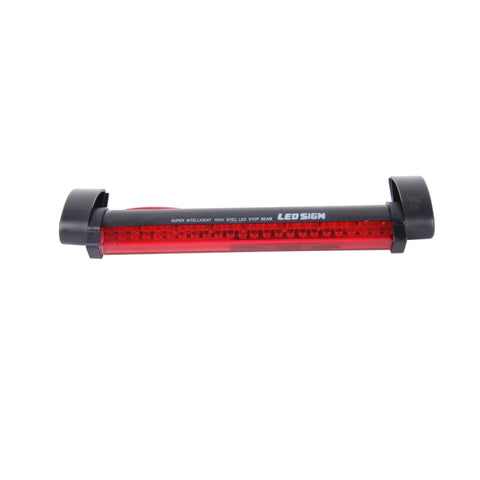 Terza luce freno per auto a luce rossa a 24 LED, lunghezza cavo DC 12V: 80 cm, 24 LEDs