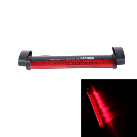 Terza luce freno per auto a luce rossa a 24 LED, longhezza cavo DC 12V : 80 cm, 24 LED