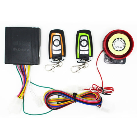 Sistema di allarme di sicurezza impermeabile per moto con due telecomandi, Security Alarm System