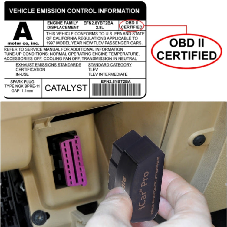 Vgate iCar Pro OBDII Scanner for Android - Bluetooth 3.0