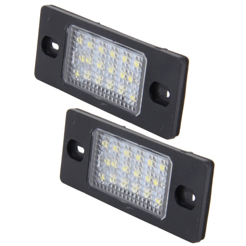 2 luci targa con 18 lampade SMD-3528 per Volkswagen Touareg 2003-2010, Prosche Cayenne 2002-2010,2W 120LM, DC12V (luce bianca), For Volkswagen ,Prosche - Novalix Store