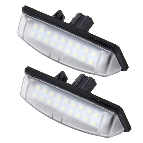 2 PCS License Plate Lights with 18 SMD-3528 for Toyota