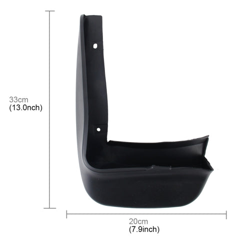 Parafanghi paraspruzzi in PVC semirigido per auto da 4 pezzi per Honda City, For City