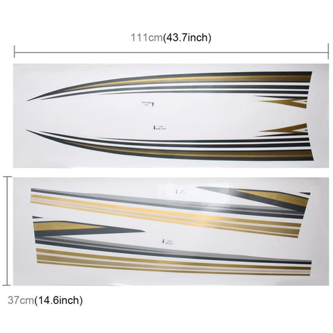 Autocollant brillant pour voiture de marque avec rayures décoratives pour carrozzeria SUV de 5 personnes pour Toyota Prado version 2010, pour 2010 Version Prado
