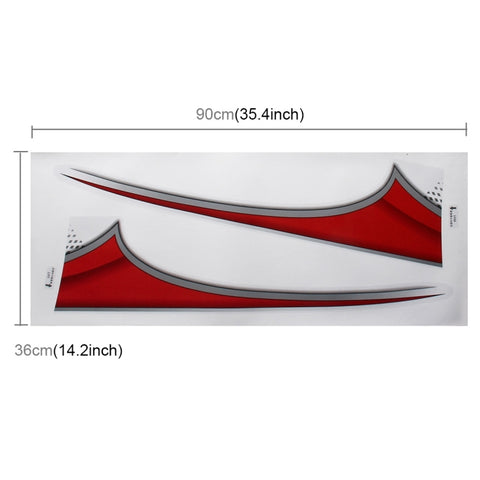 4 pezzi di striscia decorativa per carrozzeria SUV, marca per auto, ottimizza l'adesivo brillante per Toyota Prado versione 2015, For 2015 Version Prado - Novalix Store