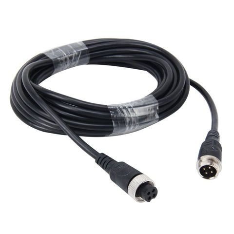 Câble d'extension audio-vidéo avec connecteur aéronautique M12 4P de 5 m pour DVR pour caméra CCTV, 5 m