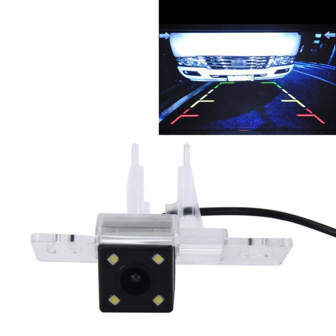 656×492 Pixel effettivi NTSC 60HZ CMOS II Telecamera di retromarcia per auto impermeabile con 4 lampade a LED per Volkswagen Touareg versione 2008-2010, For Volkswagen Touareg 2008-2010 Version