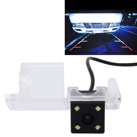656×492 Pixel effettivi NTSC 60HZ CMOS II Telecamera di retromarcia per auto impermeabile con 4 lampade a LED per Volkswagen Golf6 versione 2010-2012, For Volkswagen Golf6 2010-2012 Version