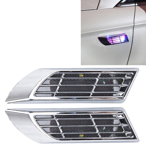 Luce stroboscopica colorata decorativa solare laterale per carrozzeria da 2 pezzi, Colorful Strobe Warning Light