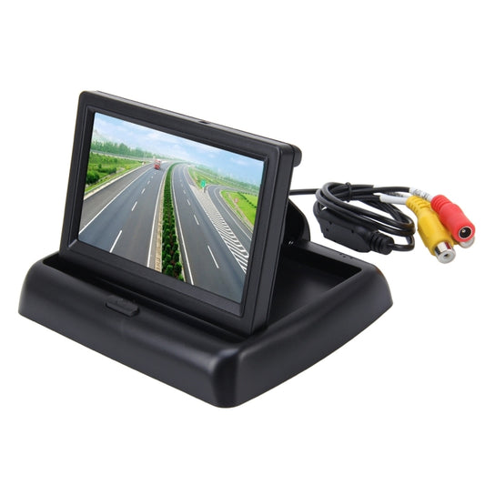 Monitor ad alta definizione per auto LCD TFT digitale pieghevole da 4,3 pollici, supporta la funzione di schermo automatico inverso, Foldable 4.3 inch