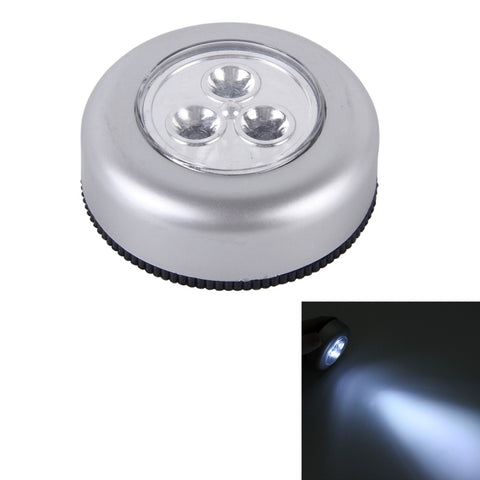 Lampada touch stick LED per interni universali per auto, 4 LEDs（Black）, 3 LEDs（White）