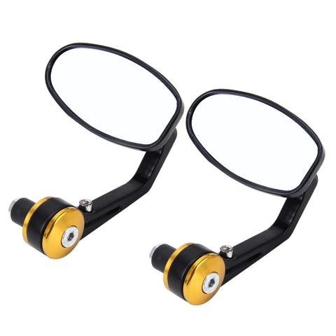 2 pezzi di supporto per guscio in ABS universale per moto, specchietto retrovisore di forma ovale, Oval Shape - Novalix Store