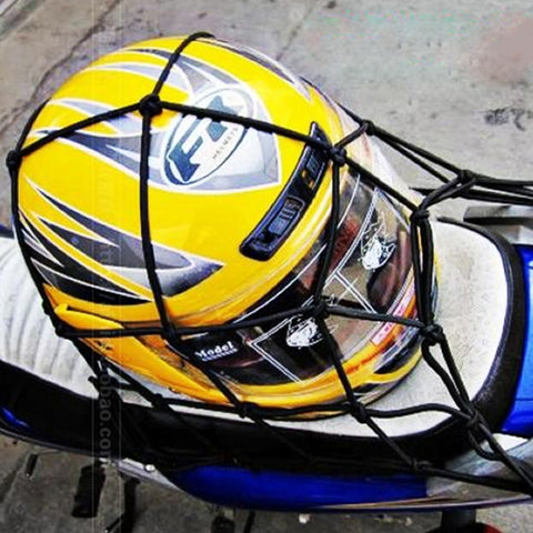 Filet en nylon pour moto avec 6 bandes, dimensions: 30×30 cm, Nylon Fix Net