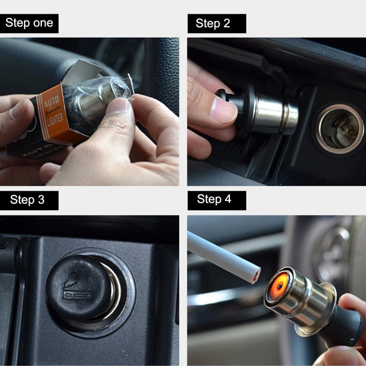 Durable Car Metal Cigarette Lighter for Reliable Use