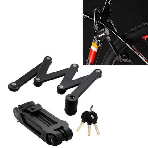 Lucchetto antifurto pieghevole in acciaio legato con chiavi per la porta della casa della moto, Antivol Lock