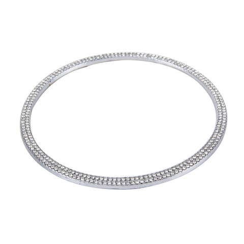 Anello decorativo per volante en alluminio per auto con diamanti per Audi, pour Audi