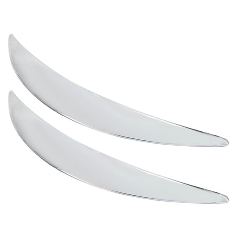 2 strisce adesive protettive per paraurti in plastica per auto universali per auto (argento), JM-330 2 PCS - Novalix Store