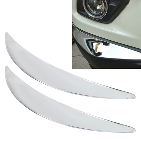 2 strisce adesive protettive per paraurti in plastica per auto universali per auto (argento), JM-330 2 PCS - Novalix Store
