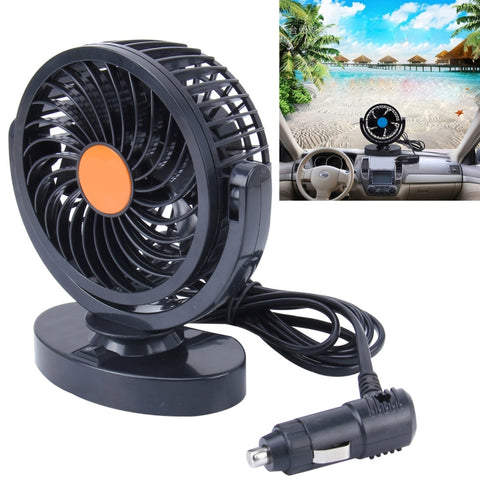 Ventilatore Elettrico per Auto HUXIN HX-T306, Mini a Basso Rumore,