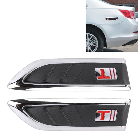 2 pezzi di copertura adesivi decorativi per parafango di presa d'aria laterale per auto, Side Air Intake Flow Vent Cover - Novalix Store