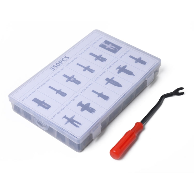 Set di clip di fissaggio per rivetti universali per auto da 350 pezzi, 350 PCS