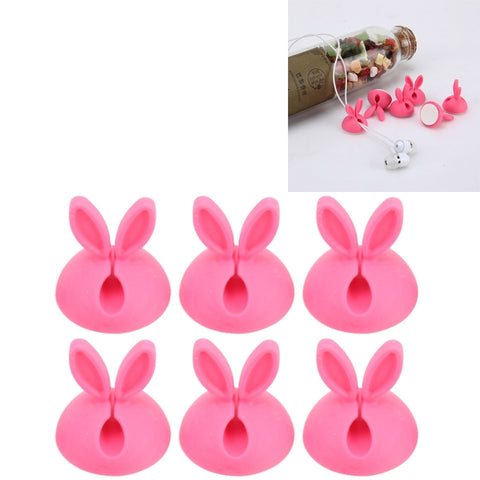 6 PZ CC-941 Supporto per clip per cavi a foro singolo a forma di coniglio, sistema di gestione dei cavi e soluzione per organizzare i cavi, 6 PCS C Rabbit Shape(Black), 6 PCS C Rabbit Shape(Pink), 6 PCS C Rabbit Shape(Green), 6 PCS C Rabbit Shape(Yellow) - Novalix Store