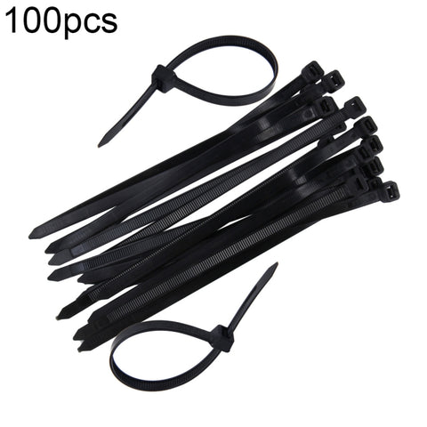 Fascette in nylon da 100 pezzi/confezione da 8 mm x 200 mm, 8mm*200mm Black