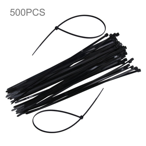 Fascette in nylon da 500 pezzi/confezione da 4 mm x 300 mm, 4mm*300mm Black