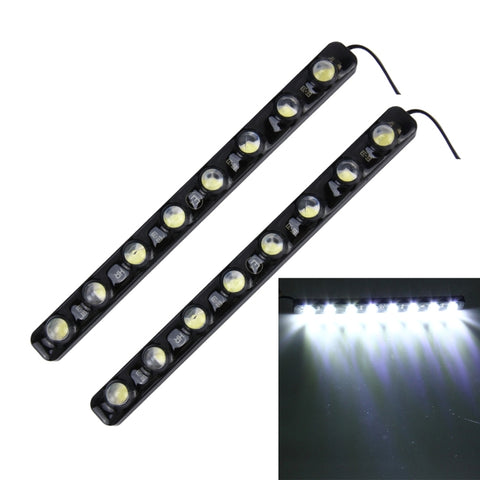 2 luci di marcia diurna DRL da 8 W 240 LM 6000 K con 8 lampade SMD-5050, CC 12 V, 8W - Novalix Store