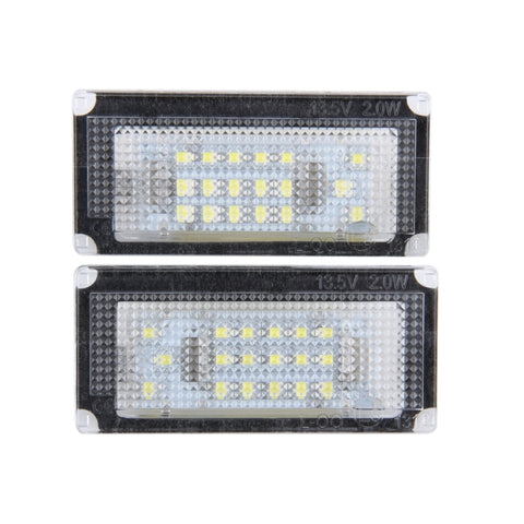 Luce targa da 2 pezzi con 18 lampade SMD-3528 pour BMW Mini COOPER R50/R52/R53, pour BMW Mini COOPER