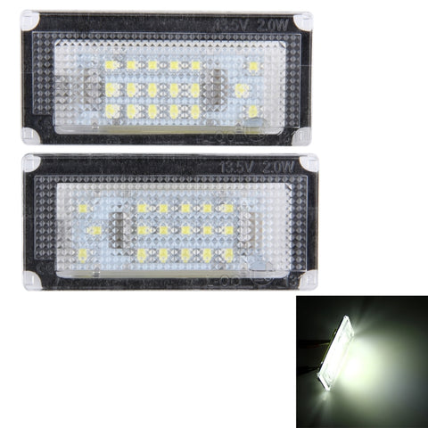Luce targa da 2 pezzi con 18 lampade SMD-3528 pour BMW Mini COOPER R50/R52/R53, pour BMW Mini COOPER
