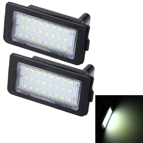 Luce targa Canbus da 2 pezzi con 24 lampade SMD-3528 pour BMW E38, pour BMW E38