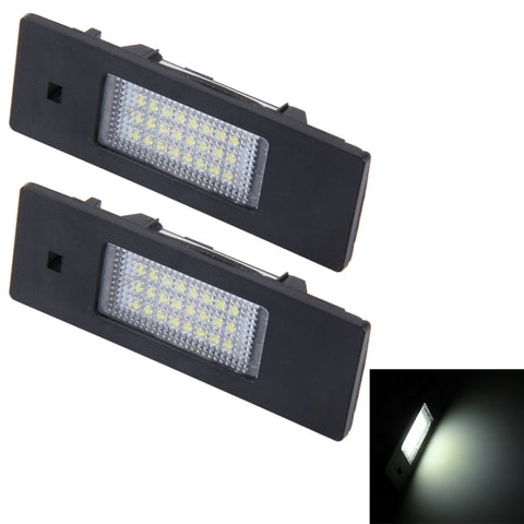 Luce targa da 2 pezzi con 24 lampade SMD-3528 pour BMW E87, pour BMW E87
