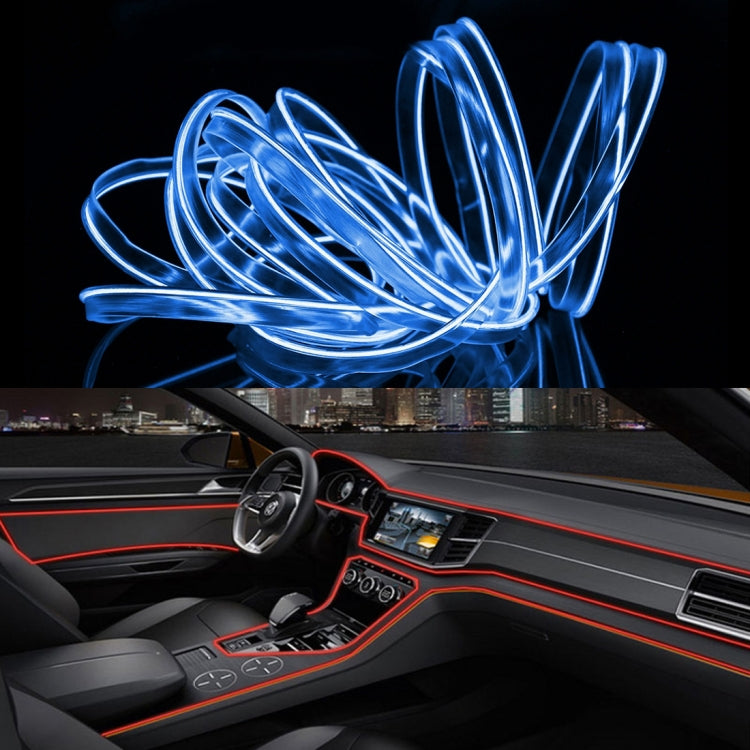 Striscia LED flessibile a luce fredda da 4 m per la decorazione dell'auto, 4m