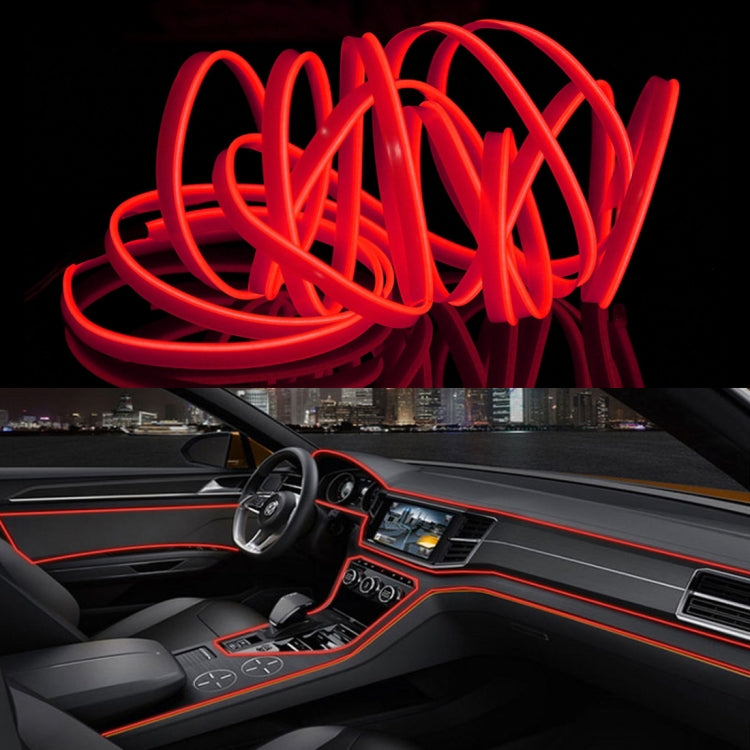Striscia LED flessibile a luce fredda da 3 m per la decorazione dell'auto, 3m