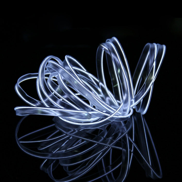 Striscia LED flessibile a luce fredda da 3 m per la decorazione dell'auto, 3m