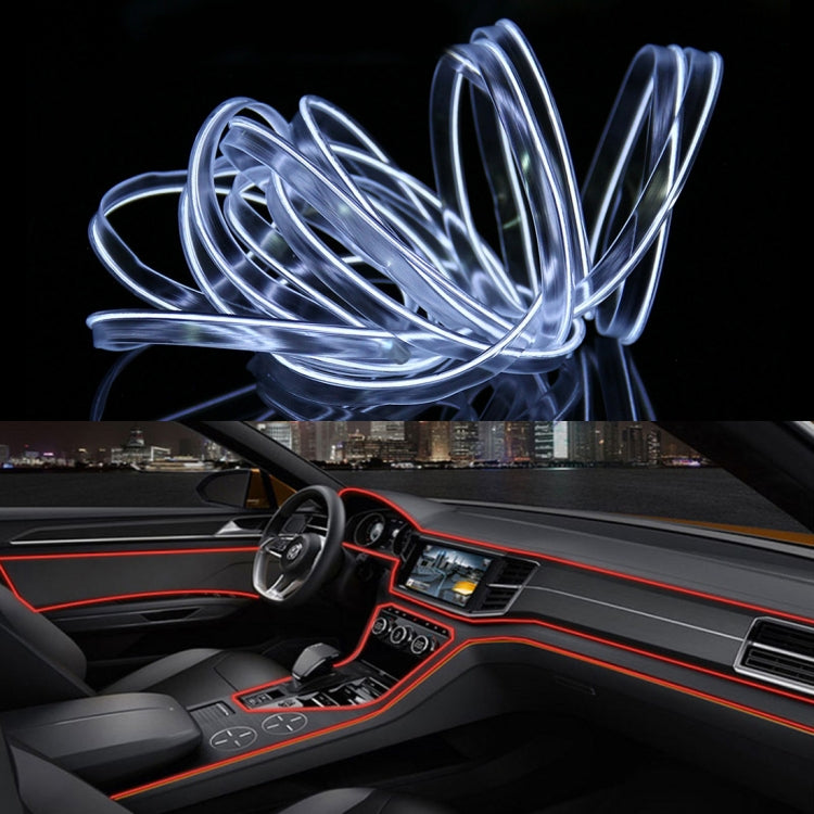 Striscia LED flessibile a luce fredda da 3 m per la decorazione dell'auto, 3m