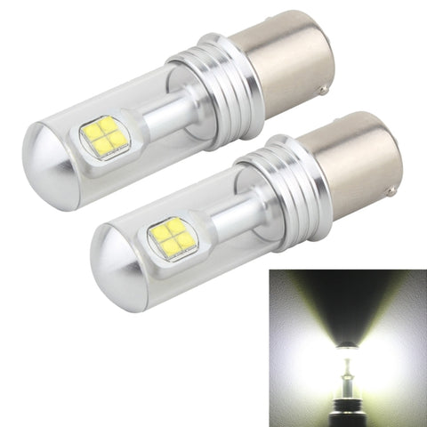 2 PZ 1156/BA15S 40W 800 LM 6000K Luce di svolta per auto Luce di stop con 8 lampade CREE, DC 12V, 1156 - Novalix Store