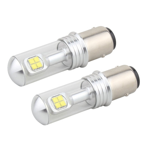 2 PZ 1157/BAY15D 40W 800 LM 6000K Luce di svolta per auto Luce di stop con 8 lampade CREE, DC 12V, 1157 - Novalix Store