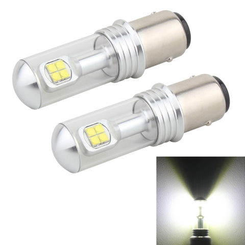 2 PZ 1157/BAY15D 40W 800 LM 6000K Luce di svolta per auto Luce di stop con 8 lampade CREE, DC 12V, 1157 - Novalix Store